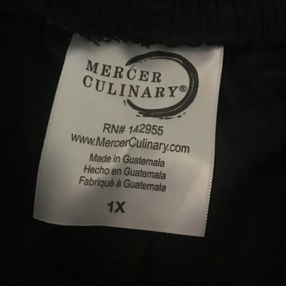 🌟🌟🌟Mercer Culinary plus 1X Blk Unisex Pants NWT - Picture 4 of 10
